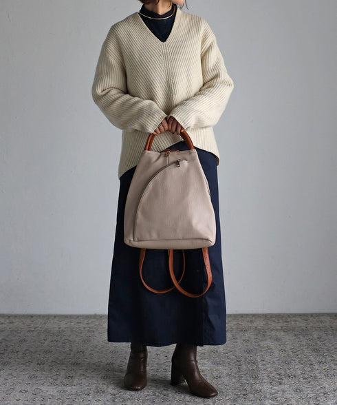 【guscio人気・ショップチャンネルOA商品】3WAYリュックサック 12-0406